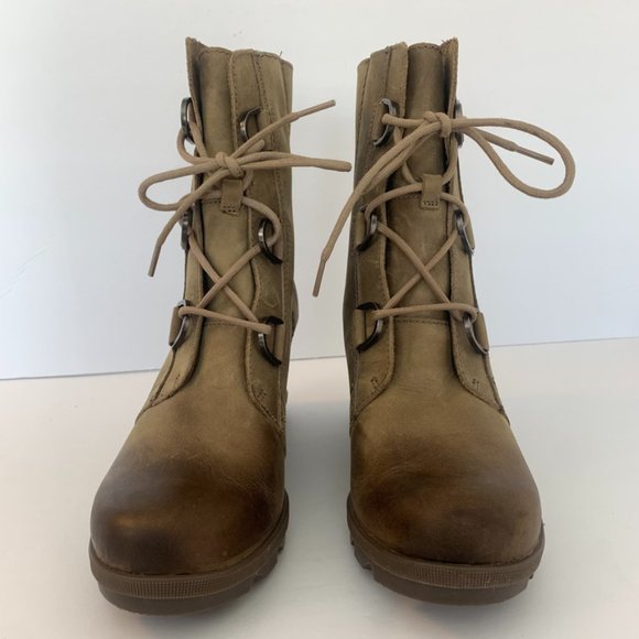 Sorel Ash Brown Joan of Artic Wedge II Boots - Picture 10 of 16